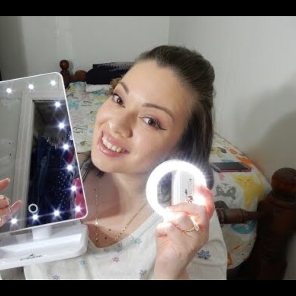 Impressions vanity black touch xl dimmable l.e.d